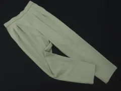 GLOBAL WORK グローバルワーク キャリーマン タック テーパード パンツ sizeM/緑 ■■ レディース