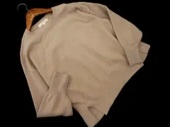 grove グローブ スリット ニット セーター sizeM/ベージュ ◇■ レディース