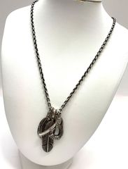 NABLA フック型シルバーネックレス - メルカリ