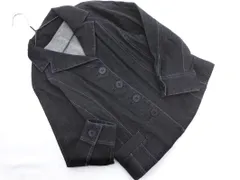 L EQUIPE YOSHIE INABA レキップヨシエイナバ デニム テーラード ジャケット size7/黒 ■◇ レディース