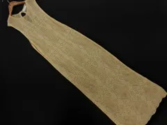 BEAUTY & YOUTH ビューティ&ユース ユナイテッドアローズ ヘンプ混 ノースリーブ 透かし編み ニット ワンピース ベージュ ■◆ レディース