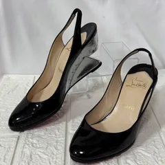 Christian Louboutin クリスチャンルブタン パテントレザー パンプス エナメル ブラック イタリア製