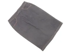 NATURAL BEAUTY BASIC ナチュラルビューティーベーシック ストレッチ タイト デニムスカート sizeXS/紺 ■■ レディース