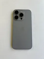 美品 iPhone 15 Pro 128GB ナチュラルチタニウム バッテリー100% MTU93J/A - 4496