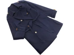 nano universe ナノユニバース トレンチ コート sizeM/紺 ■◇ レディース