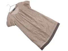 UNTITLED アンタイトル 総柄 ワンピース size2/茶 ■◆ レディース