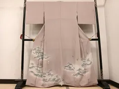 平和屋着物●名門・上野家　上野街子　清染居　訪問着　松　金彩　正絹　逸品　未使用　CABE2251yc 週替わりSALE第一弾！】【清染居 上野街子】 特選本手描京友禅色留袖