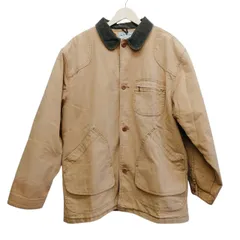 L.L.Bean エルエルビーン 90sハンティングジャケット(ライナー取り外し可能) サイズL ベージュ コットン  USA製 アメカジ アウトドア 古着