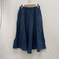 ウサト うさとの服 手織り 天然草木染め キュロット ワイドパンツ