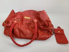 サマンサベガ チューリップ ハンドバッグ トートバッグ 赤