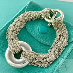 オールドティファニー ツイスト ロープ ノット ネックレス コンビ