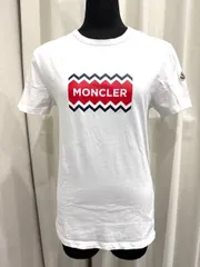 MONCLER モンクレール 半袖 Tシャツ ホワイト XS 中古 H8-1-7