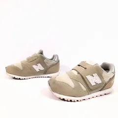 キッズサイズ◎マジックテープ◎【newbalance】ニューバランス スニーカー ローカット シューズ lZ373EE2 マジックテープ カジュアル シンプル かわいい ロゴ 人気 定番 キッズ ベージュ 15cm /M43104HH
