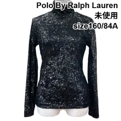 ◆ 未使用 ポロバイラルフローレン Polo Lalph Lauren タートルネック カットソー スパンコール 綿 160/84A S～M 7-9号 レディース Z6B444のサムネイル