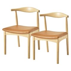 K☆1093 関家具 ダイニングチェア マンタ オーク材 2脚セット - メルカリ