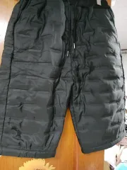 ブラック ダウン ハーフパンツ 5分