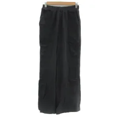 クラシカルエルフ CLASSICAL ELF ワイドパンツ ロング丈 無地 M チャコールグレー /YS15