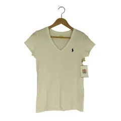 ポロラルフローレン POLO RALPH LAUREN ポニー刺繍 Vネックシャツ レディース import：M 