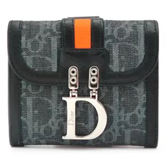 クリスチャンディオール 財布 レディース コンパクト財布 フライトライン トロッター Christian Dior 4b007438 中古