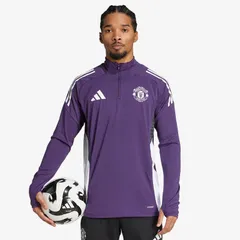 【送料無料・匿名配送】adidas アディダス マンチェスターユナイテッド 25/26 Tiro 25 トラックトップ ジャケット 練習着 ジャージ 紫（オーロラプラム）新品 正規品 並行輸入 日本未発売