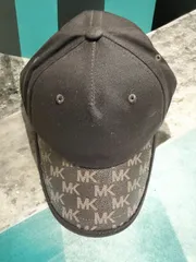 【新品】MICHAEL KORS キャップ MKモノグラム チョコレートカラー