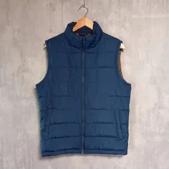 【美品】GAP ギャップ 中綿 パテッド ベスト S ネイビー 紺 ｜メンズ レディース ユニセックス アウター カジュアル 防寒 秋 冬 オールドギャップ OLD GAP 立ち襟 ハイネック ナイロンベスト