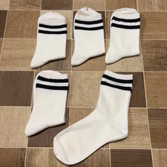 新品未使用 靴下 ソックス 5足セット 黒 ブラック レディース 24cmくらい