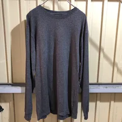 1963 Carhartt ロンT ダークグレー M カーハート プリントロゴ 長袖カットソー 古着卸 アメリカ仕入