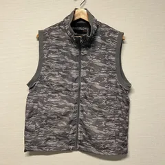 (^w^)b HILL CROP 迷彩柄 カモフラ柄 中綿ベスト アウトドアウェア アウター 軽量アウター メンズ サイズM OM10397HG