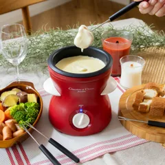フォンデュ鍋 リトルリッチ チーズ＆チョコフォンデュ鍋 電気式 730ml フォンデュフォーク付き （ チーズフォンデュ鍋 チョコフォンデュ鍋 クリスマス 電気鍋 チーズフォンデュ チョコフォンデュ チョコレートフォンデュ ）)のサムネイル