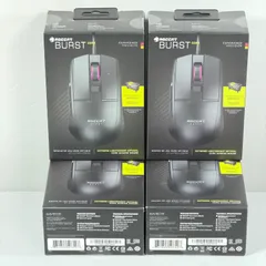 ROCCAT ロキャット Burst Core 超軽量光学コア ゲーミングマウス ブラック 軽量 Titanスイッチオプティカル 光学式 PixArt PMW3330 8500dpi 内部ハニカム構造 サイドボタン 正規品 ROC-11-752 4個セットのサムネイル