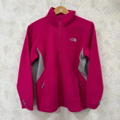 THE NORTH FACE ピンク フルジップ ジャケット XLサイズ  フリース グレー