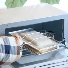 ホットサンドメーカー オーブントースター・グリル用 （ 両面焼き ホットサンド 調理器具 厚さ調節可能 オーブントースター対応 ガスグリル対応 IHグリル対応 ステンレス製 製菓道具 製菓用品 調理用品 キッチン用品 お菓子作り ）)のサムネイル