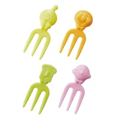 フォークピック アンパンマン あんぱんまん 12本入 （ お弁当グッズ キャラ弁 キャラクター 子供用 ピック お弁当用品 ）)