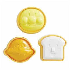 おにぎり型 3個入 アンパンマン あんぱんまん （ キャラクター 簡単キャラ弁 お弁当グッズ 子供 お弁当用品 型抜き しょくぱんまん カレーパンマン ）)