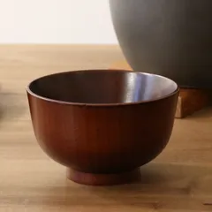 汁椀 木製 280ml 紀州塗 高野 koya 天然木 食器 日本製 （ お椀 椀 味噌汁椀 吸物椀 器 うつわ 木製食器 吸い物 吸物 味噌汁 お碗 汁碗 和風 和食器 箱入り ）)