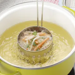 かき揚げ型 ママクック まんまるかき揚げリング ステンレス （ かき揚げ用 便利グッズ 天ぷら キッチンツール キッチン小物 キッチン雑貨 キッチングッズ 調理小物 調理道具 ）)のサムネイル