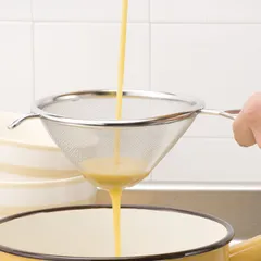 こし器 こし網 ママクック スープこし ステンレス （ ザル ざる 取っ手付き キッチンツール キッチン小物 キッチン雑貨 キッチングッズ 調理小物 調理道具 調理小道具 ）)のサムネイル