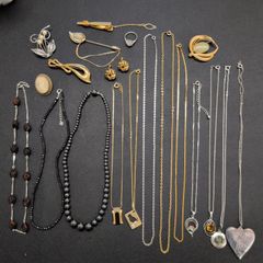 遺品整理まとめて□74】ジュエリー 20点 SILVER ストーン べっ甲