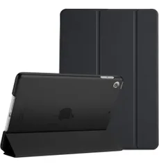 ★ProCase iPad 9/8/7 ケース (2021 2020 2019) 半透明バックカバー スマートカバー 軽量 三つ折りスタンド iPad 10.2