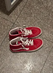 VANS スケート ハイ レッド 280