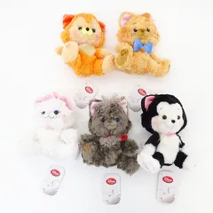【三重店】ディズニー Kiss me! Catシリーズ ぬいぐるみ 計5点セット（ふしぎの国のアリス/おしゃれキャット/ピノキオ）【743-C761】