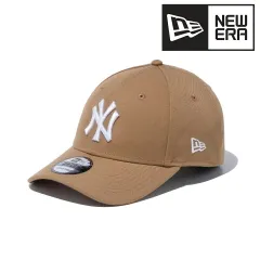 NEWERA (ニューエラ) 9FORTY ニューヨーク・ヤンキース メンズ キャップ 帽子 ロゴキャップ レディース フリーサイズ カーキ × ホワイト 【TB】