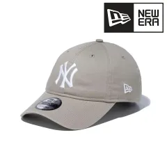 NEWERA (ニューエラ) キャップ メンズ レディース 春夏 9TWENTY ウォッシュドコットン ニューヨーク・ヤンキース ぺブル × ホワイト 【MB】