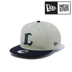 NEWERA (ニューエラ) 9FIFTY 埼玉西武ライオンズ ベースボールキャップ キャップ ロゴ 帽子 メンズ フラットバイザー グレー ネイビーバイザー 【TB】