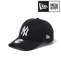 NEWERA (ニューエラ) 9FORTY ニューヨーク・ヤンキース メンズ キャップ 帽子 ロゴキャップ レディース フリーサイズ ブラック × ホワイト 【TB】