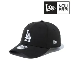 NEWERA (ニューエラ) ロサンゼルス・ドジャース キャップ メンズ 9FORTY 帽子 ロゴキャップ レディース フリーサイズ サイズ調整可 ブラック × ホワイト 【TB】