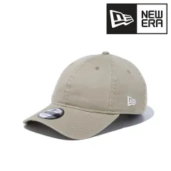 NEWERA (ニューエラ) キャップ ベージュ メンズ レディース 9TWENTY クロスストラップ ウォッシュドコットン ベーシック 帽子 ペブル × ホワイト 【MB】