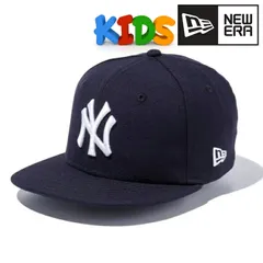 NEWERA (ニューエラ) Youth 9FIFTY ニューヨーク・ヤンキース キッズ キャップ メジャーリーグ 帽子 子ども ロゴキャップ ネイビー 【TB】