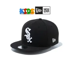 NEWERA (ニューエラ) キッズ キャップ メジャーリーグ 帽子 子ども ロゴキャップ Youth 9FIFTY シカゴ・ホワイトソックス ブラック 【TB】